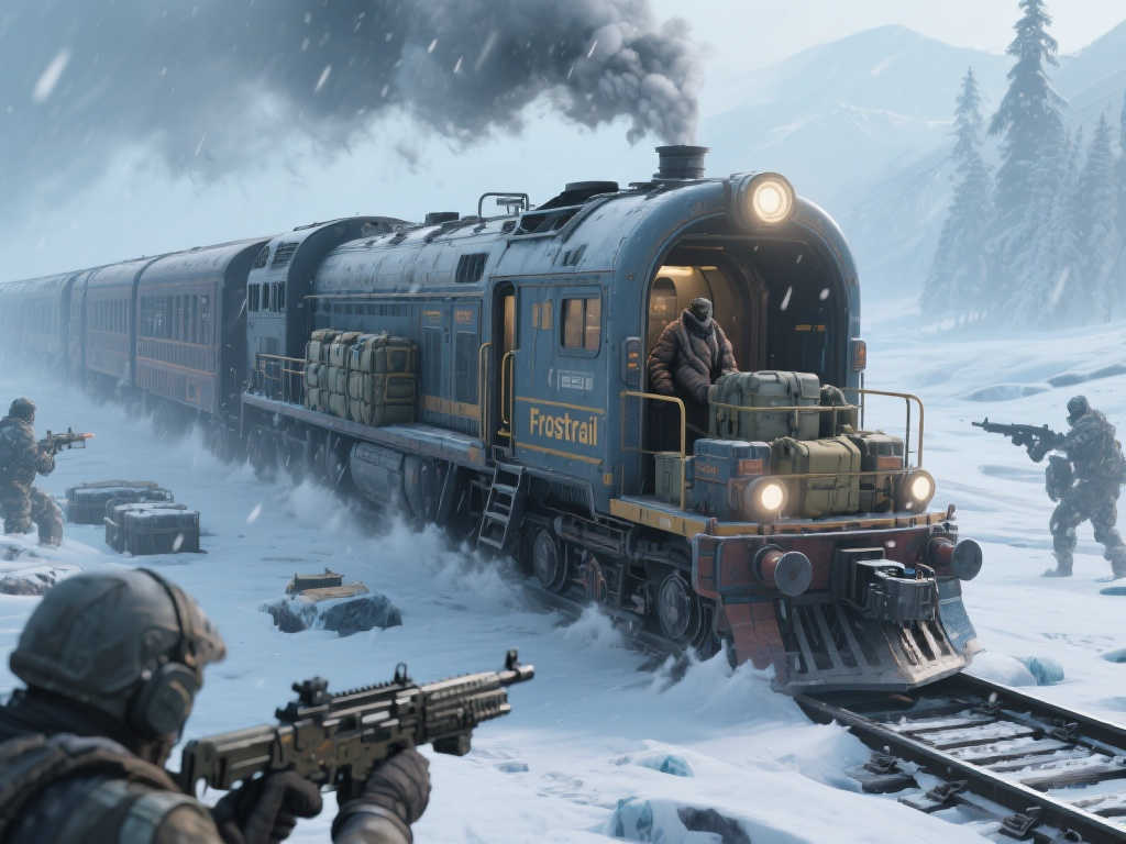 生存挑战《冰原轨道 Frostrail》：火车成为生命最后庇护