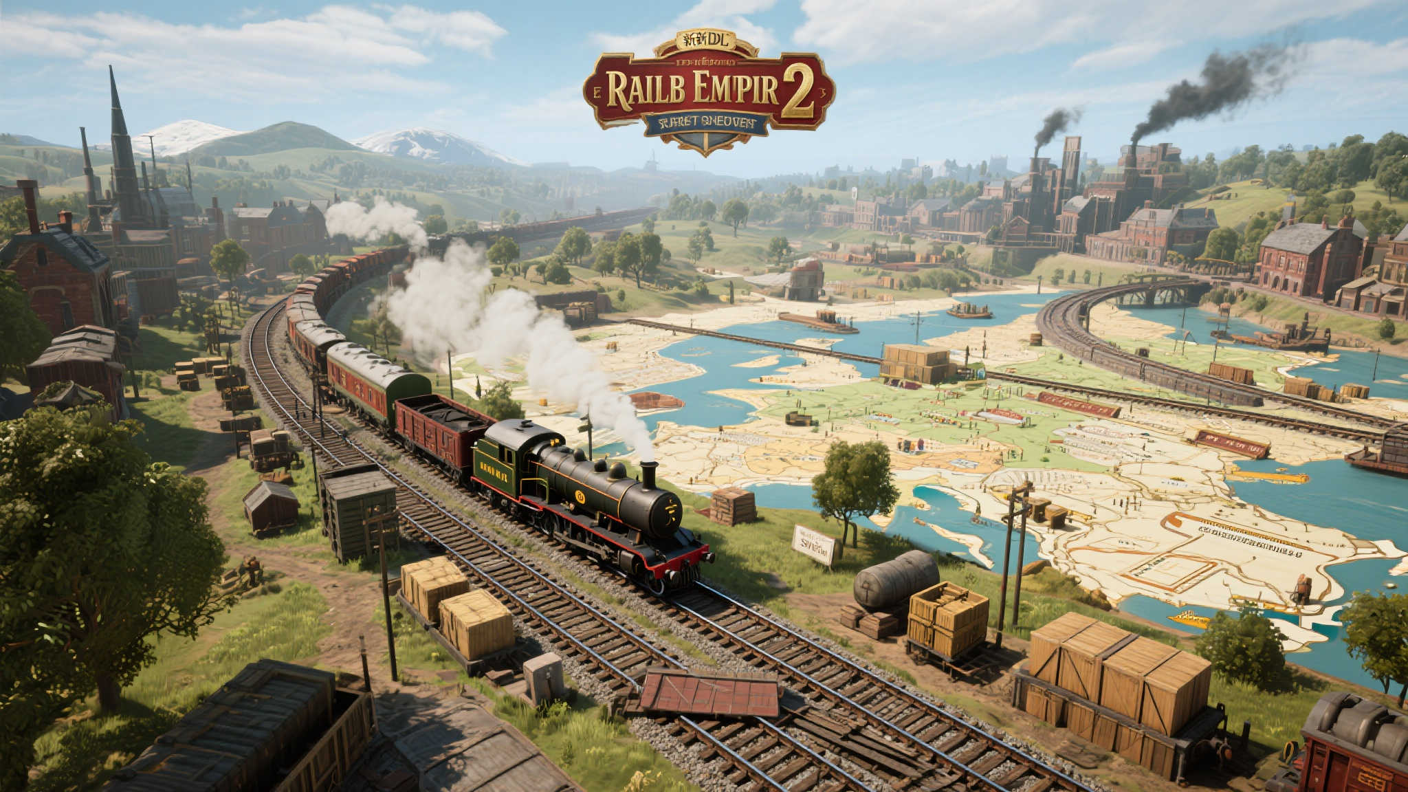 《铁路帝国2》Switch版全新DLC今日正式发布! 全新DLC内容解析:扩展你的铁路版图
