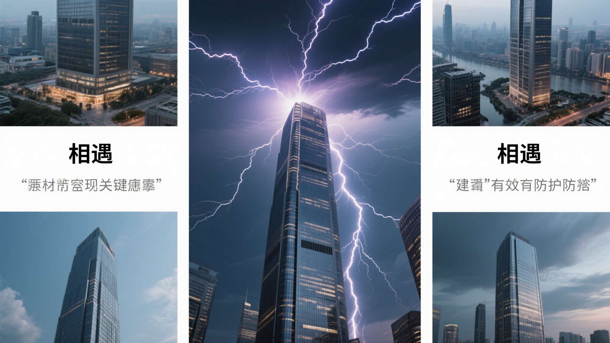 这些案例共同说明一个事实：超高层建筑与雷电之间的"相遇"几乎是必然的，关键在于建